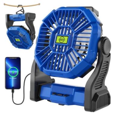 Imagem de Ventilador portátil TDLOL recarregável USB giratório de 270