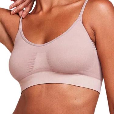 Imagem de Top Hope 21020 Sem Aro e Bojo Alças Finas Sem Costura Poliamida, Cinza