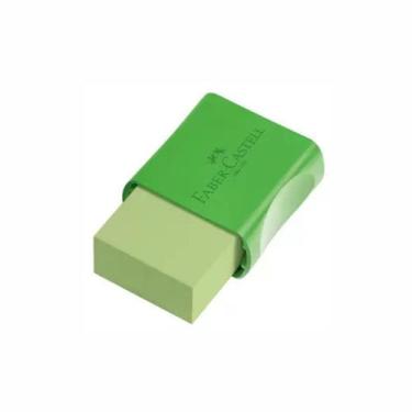 Imagem de Borracha Neon Faber-Castell com cinta protetora Max, Verde Neon