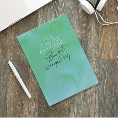 Imagem de Caderno de citação inspiradora de capa macia, caderno de diário para anotações, agenda, agenda, diário de viagem, 1