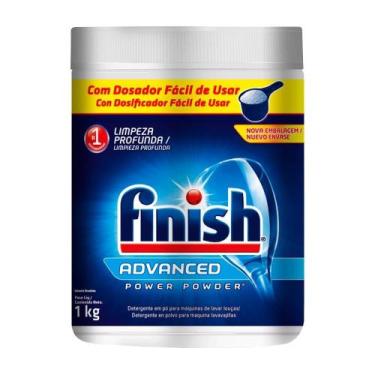 Imagem de Detergente po finish para lava loucas power powder advanced 1kg