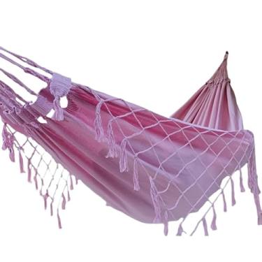Imagem de Rede De Descanso dormir Em Tear De Casal Gigante(Rosa)