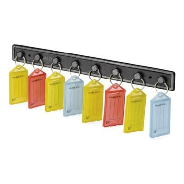 Imagem de 2X Suporte Organizador De Chaves Com 8 Chaveiros Co