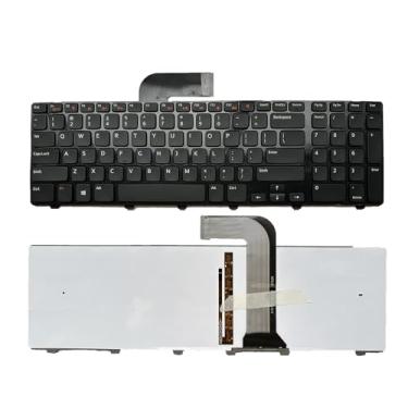 Imagem de Siakoocty Notebook de substituição US Layout com teclado retroiluminado para notebook Dell Inspiron 17 17R N7110 5720 7720/XPS 17 L701X L702 X 454RX 0454RX/Vostro 3750 Series US Layout 0454RX