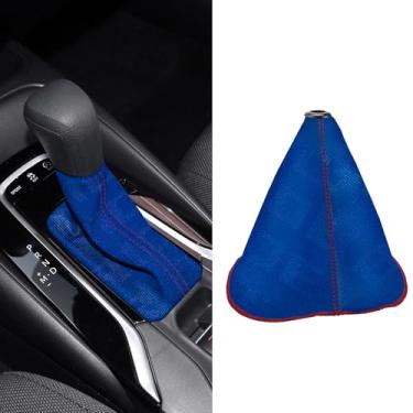 Imagem de Lyxheth Capa de bota de câmbio de carro, capa de botão de câmbio, capa de botão de mudança automática manual de tecido de lona à prova d'água, capas de proteção contra poeira para bota de câmbio