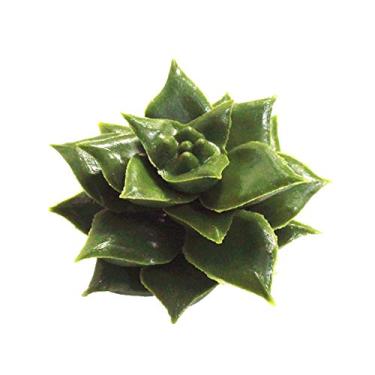 Imagem de Suculentas artificiais, JUSTDOLIFE suculentas artificiais faça-você-mesmo mini plantas suculentas artificiais realistas para decoração de casa de casamento