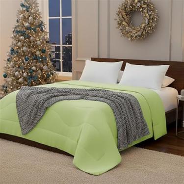 Imagem de Regency Heights Edredom refrescante tamanho solteiro, cobertor refrescante de verão para suores noturnos, Q-Max>0,4, respirável, macio e leve para todas as estações, lavável na máquina, sálvia