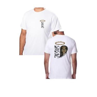 Imagem de Camisa Cristã Básica Estampa Coroa Espinho Jesus Leão da Tribo de Judá