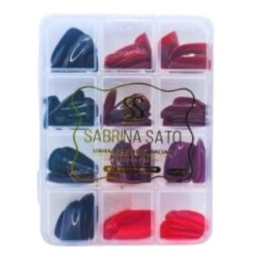 Imagem de SABRINA SATO UNHA OVAL MEDIA PR/VM/MARSALA 144UN SP1001