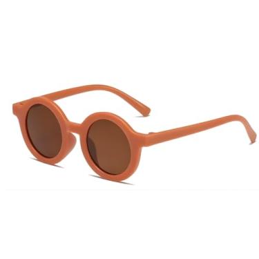 Imagem de Óculos de Sol Infantil Retrô UV400 – ZIZI Eyewear, Proteção Total, Leve e Confortável (TERRACOTA)