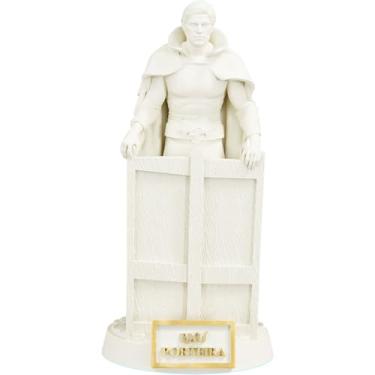 Imagem de Estátua Exu Porteira Umbanda Candomblé (Cor Mármore Dourado)