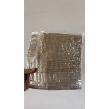 Imagem de Czoynife Tecido Blurlap de 51 cm x 149 cm para uso múltiplo, serapilheira de jardinagem, fibra de juta de alta densidade, adequado para barreira de ervas daninhas, decoração de plantas, guarda