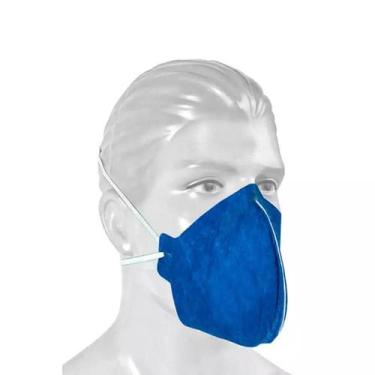 Imagem de Mascara (Respirador) Proteção Pff2  N95 Descartável  Inmetro - M.F.Q