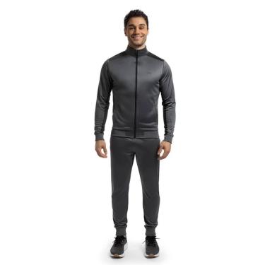 Imagem de AGASALHO OLYMPIKUS ESSENTIAL MASCULINO CHUMBO E PRETO M-Masculino