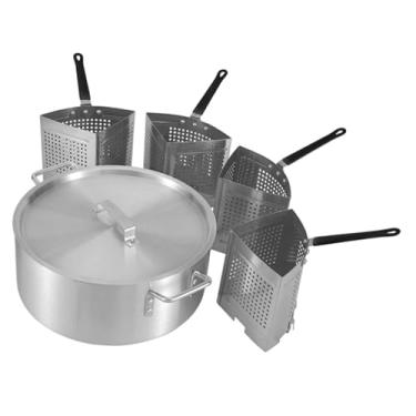 Imagem de Ｂｅｓｇａ Panela de Alumínio para Macarrão, Utensílio Portátil para Cozinhar, Escorredor para Almôndegas, Macarrão, Festas Na Cozinha, ação de Graças