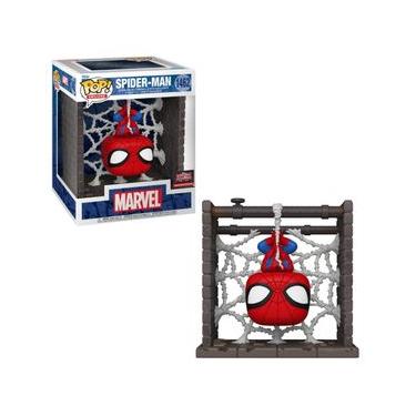 Imagem de Boneco Funko Pop! Deluxe Marvel - Homem-Aranha na Teia
