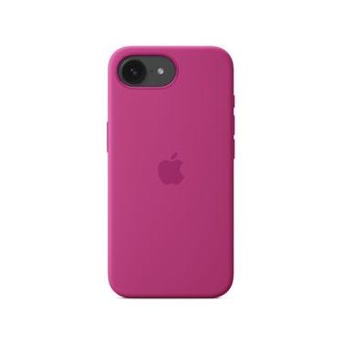 Imagem de Capa para iPhone 16e de Silicone Fúcsia - Apple - MD3W4ZM/A