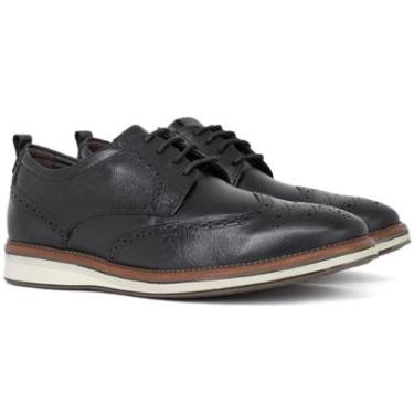 Imagem de Sapato Masculino Democrata Social James Hi Soft 32 Couro Conforto Cadarço 298111-Masculino