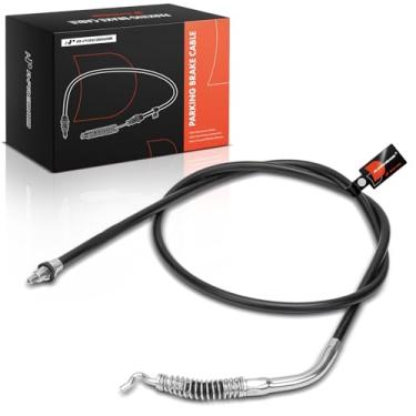 Imagem de A-Premium Conjunto de cabo de freio de estacionamento do lado do motorista traseiro compatível com modelos Ford: F-350 Super Duty 1999-2004, F-450 Super Duty 2000-2004, F-550 Super Duty 2000-2004