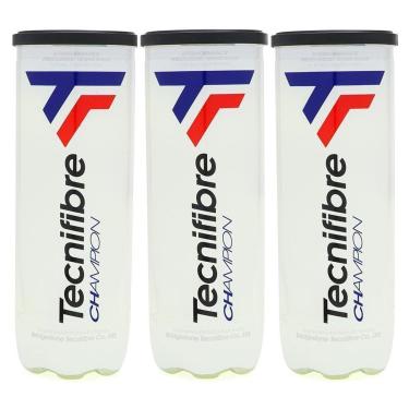 Imagem de Bola de Tênis Tecnifibre Champion One - Pack com 3 Tubos-Unissex