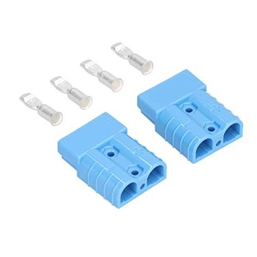 Imagem de Garosa Conector de Bateria 50A Kit de Plugue de Desconexão Rápida, Terminais de Cobre Banhados a Prata Com Caixa de Policarbonato para Aplicações de Alta Temperatura Em Barcos, Caminhões, (#13)