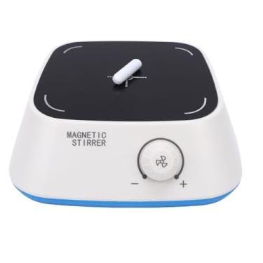 Imagem de Asixxsix Agitador magnético com velocidade ajustável de 300 a 3000 rpm, capacidade de 3000 ml, compacto e silencioso (30 dB), para pesquisa laboratorial. (Plugue UE 100-240V)