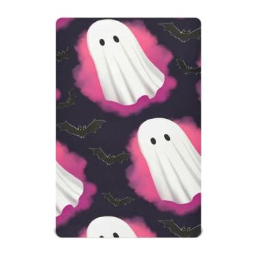 Imagem de Wassud Lençóis de berço Boo-boos de Halloween, respirável, com elástico, 71 x 132 cm, lençol de bebê neutro para meninos e meninas (serve para berço padrão e pacote e brincadeira)