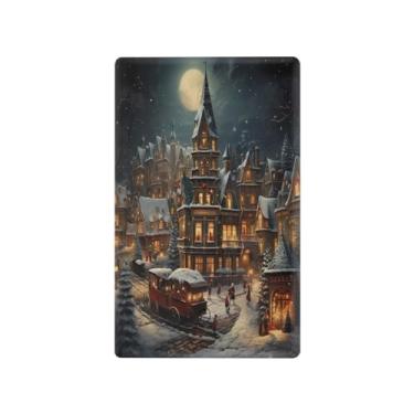 Imagem de Wassud Placa de cobertura para interruptor de luz, 1 capa de tomada em branco, placa de parede, atmosfera de Natal, decoração de casa, sala de estar, quarto, decoração