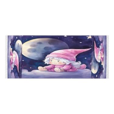 Imagem de Wassud Capas de lavadora e secadora iluminadas pela lua, protetor de lavadora com sacos de armazenamento, capa de geladeira à prova de poeira com bolsos para lavanderia doméstica, cozinha, 120 x 55 cm