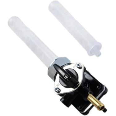 Imagem de Válvula de combustível Petcock 62169-95 compatível com Harley Davidson Sportster 883 XL883 XLH883 1200 XL1200 XLH1200 1995-2006 Sistema de vácuo de saída reta de 22 mm Petcock 62169-95B