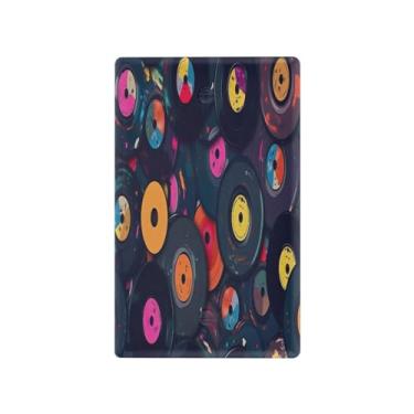 Imagem de Wassud Placa de cobertura para interruptor de luz, capas de tomadas duplas, placa de parede, registro colorido, decoração de casa, sala de estar, quarto, decoração