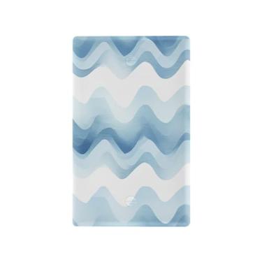 Imagem de Wassud Placa de cobertura para interruptor de luz, capas de tomada decorativas, placa de parede para tomadas elétricas, simples, azul marinho, capas de tomada única