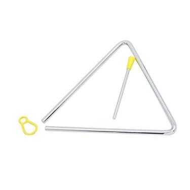 Imagem de RiToEasysports Batedor Triangular, Instrumento Musical de Percussão Triangular Durável e Resistente para Crianças Com Som Superior Fácil e Confortável (6 polegadas (ID de 153 mm, espessura de 5 mm))