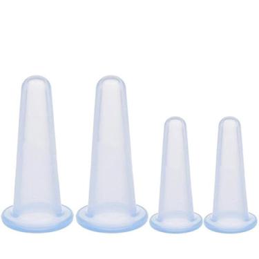 Imagem de 1 peça de terapia de tratamento corporal, copo de massagem facial, ventosas de celulite a vácuo (branco, nº 3)