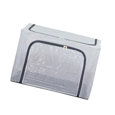 Imagem de Caixa Organizadora Multiuso, 66 Litros, PVC e Poliéster, 49x39x32cm, para Closets e Guarda-Roupas