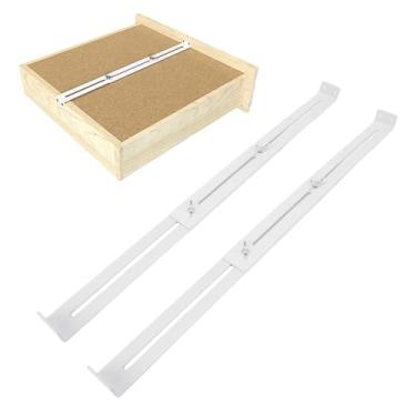 Imagem de Asixxsix Kit de Reparo de Gaveta de 2 Unidades, Acessórios de Reparo de Móveis para Reforçar e Reparar, Ferragens de Aço Resistente para Madeira, Cômoda de MDF Inclui Parafusos