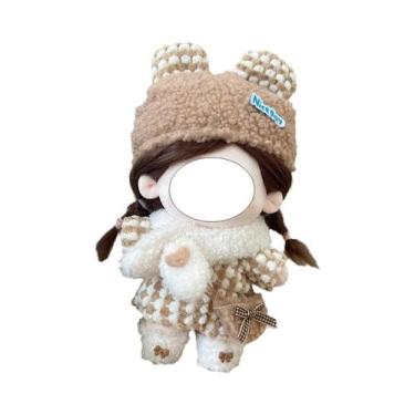 Imagem de Roupas De Boneca De Algodão De 20cm, Vestido Vintage Lolita Fofo Para 