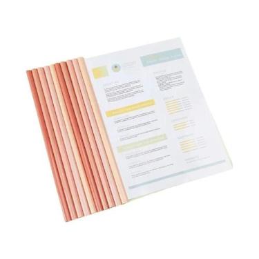 Imagem de Pastas De Documentos Transparentes A4 10pcs Materiais De Escritório Or