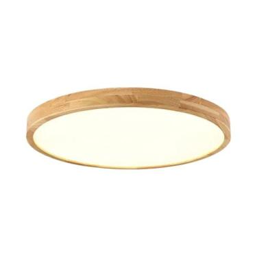 Imagem de Luminária De Teto LED Nórdica Ultrafina Com Abajur De Acrílico Moderno