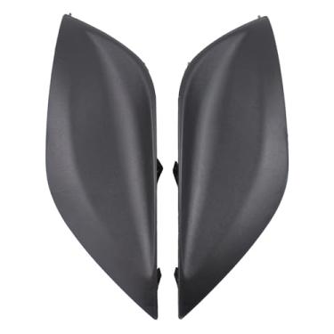 Imagem de DriveFix Tampa do farol de neblina do para-choque dianteiro moldura preta do lado do motorista e do passageiro para Nissan Versa 2015-2019