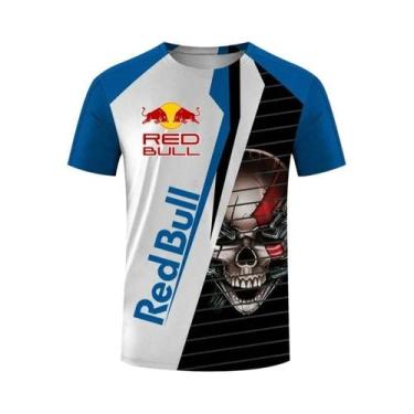 Imagem de Camiseta De Manga Curta Red Bull Racing Masculina 2025 Nova Moda Para 