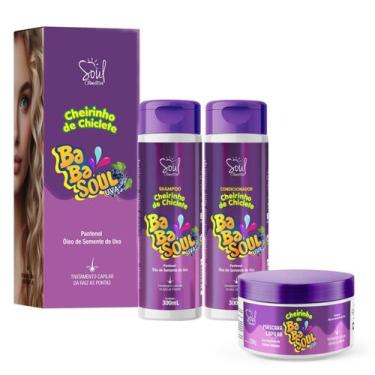 Imagem de Kit Capilar Com 3 Unidades Soul Cosméticos Diversos Aromas, Uva