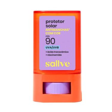 Imagem de Protetor Solar Bastão Sallve Antimanchas com Cor Fps 90 Cor 5-Unissex