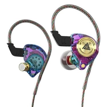 Imagem de Fones de ouvido para jogos com fio, monitores intra-auriculares, fones de ouvido com fio com som de graves profundos, fones de ouvido intra-auriculares HiFi com driver dinâmico de 1DD 10 mm, IEM para
