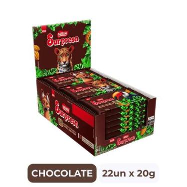 Imagem de Chocolate Tablete Surpresa Ao Leite Nestle Display C/ 22x20g