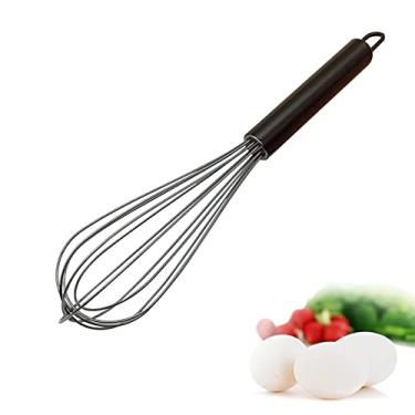 Imagem de Batedor de Ovos Manual Doméstico Misturador Bolo Aço Inoxidável Utensílio Cozinha para Misturar Bater Mexer Lavavajillas Restaurante Loja Bolos Ferram