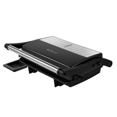 Imagem de Be.Smart Chapa Grill Elétrico 1000W Preto/Inox 127V