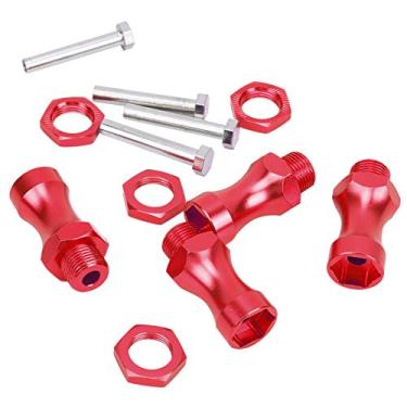 Imagem de KIMISS 12 Unidades de Liga de Alumínio 1/10 a 1/8 RC Modelo Acoplamentos Adaptadores de Cubo de Roda de Carro para Veículos Off-road (#2)