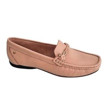 Imagem de MOCASSIM FEMININO EM COURO ANDACCO COM DETALHE - 45011-Feminino