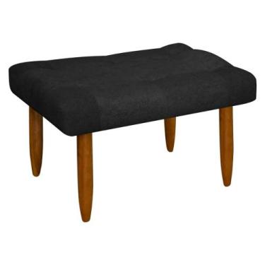 Imagem de Banqueta Puff Retangular Requinte para Sala Quarto Bouclê - SOFA STORE
